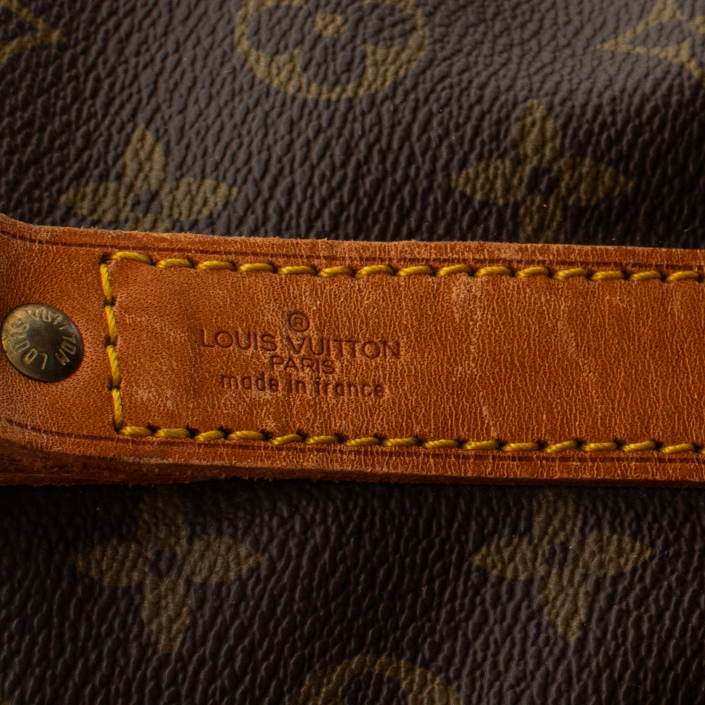 Keepall 55 Vintage en toile monogram marron