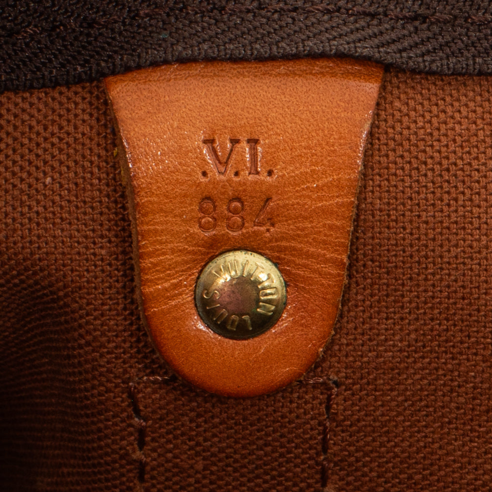 Keepall 55 Vintage en toile monogram marron