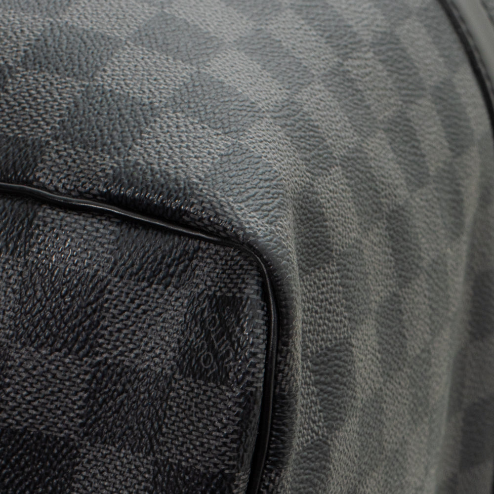 Keepall 45 en toile damier gris