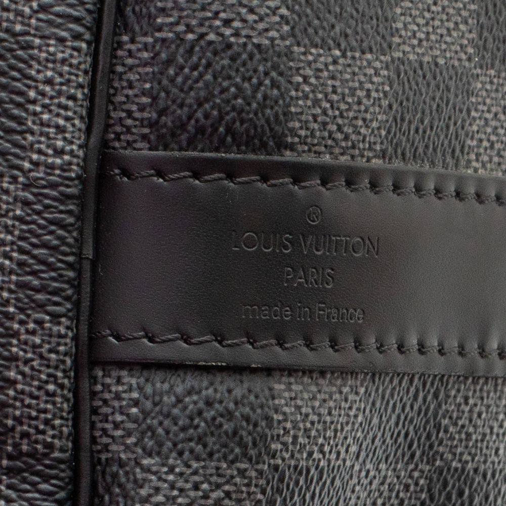 Keepall 45 en toile damier gris