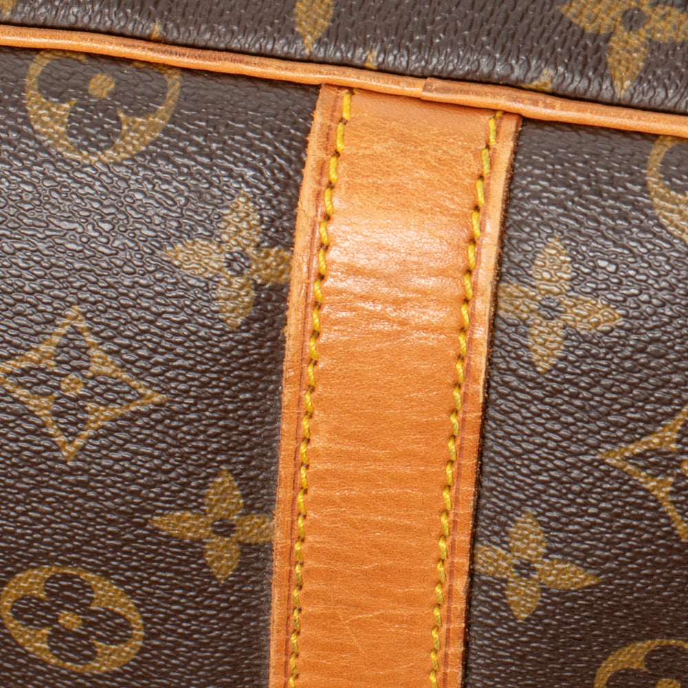 Keepall 60 Vintage en toile monogram marron