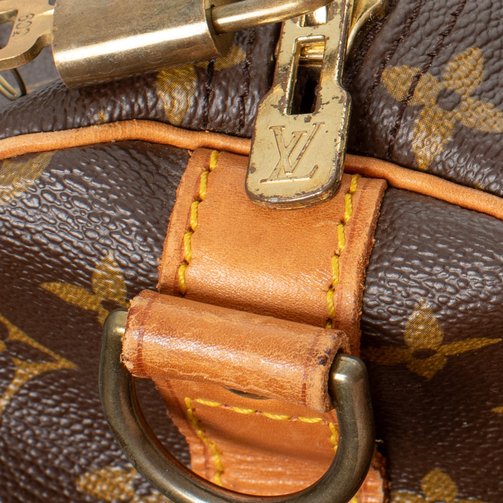 Keepall 60 Vintage en toile monogram marron