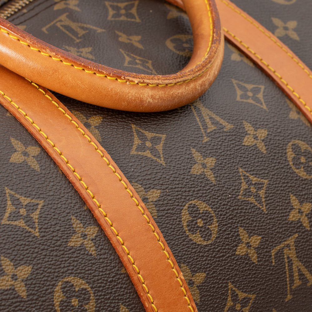 Keepall 60 Vintage en toile monogram marron