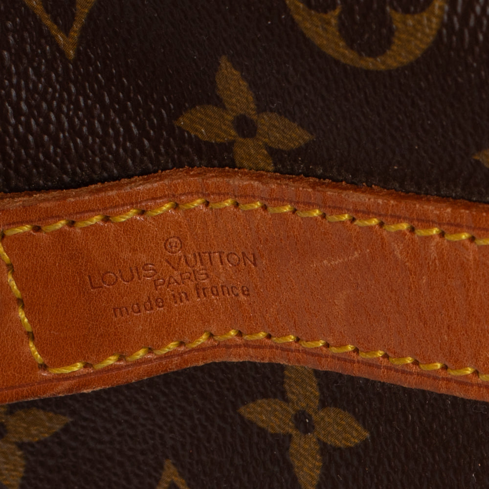 Keepall 60 Vintage en toile monogram marron