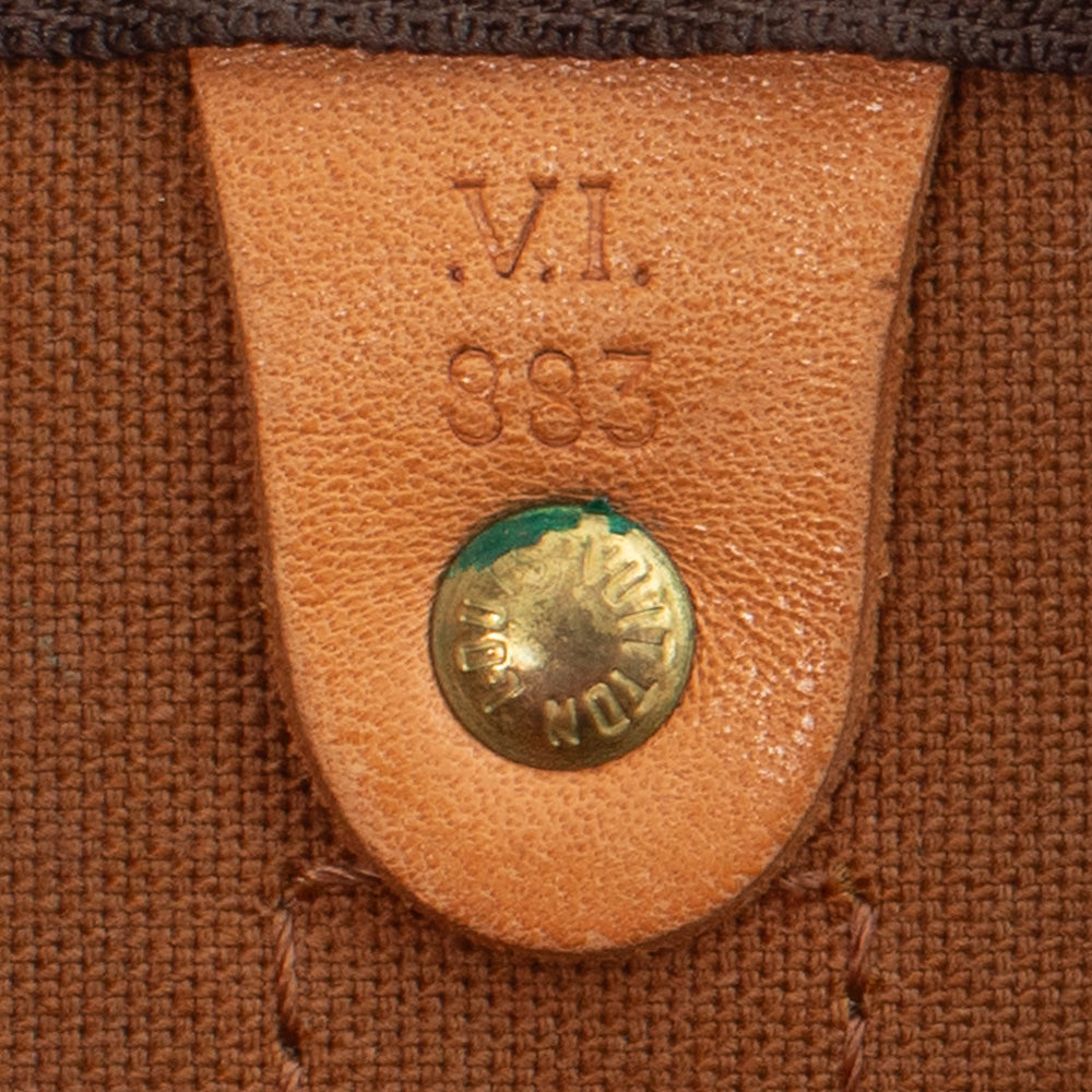 Keepall 60 Vintage en toile monogram marron