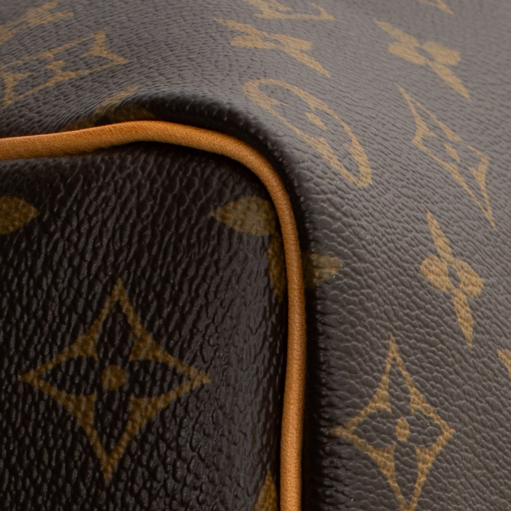 Keepall 50 Vintage en toile monogram marron