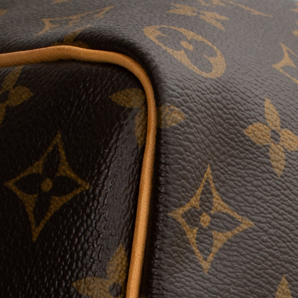 Keepall 50 Vintage en toile monogram marron