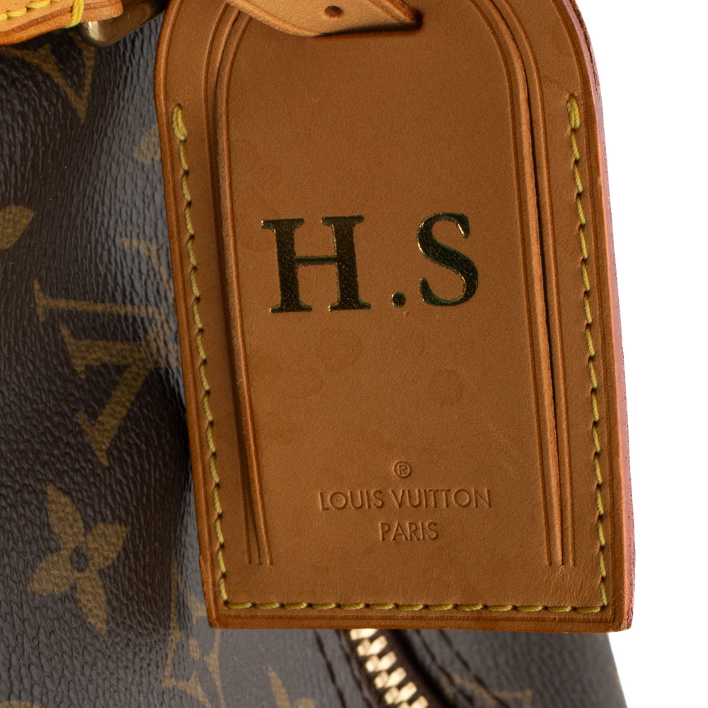 Keepall 50 Vintage en toile monogram marron