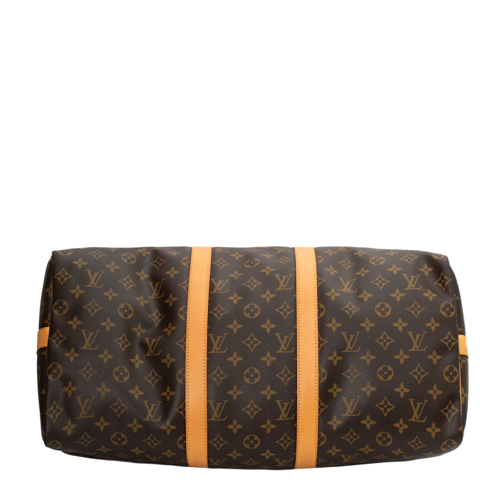 Keepall 50 Vintage en toile monogram marron