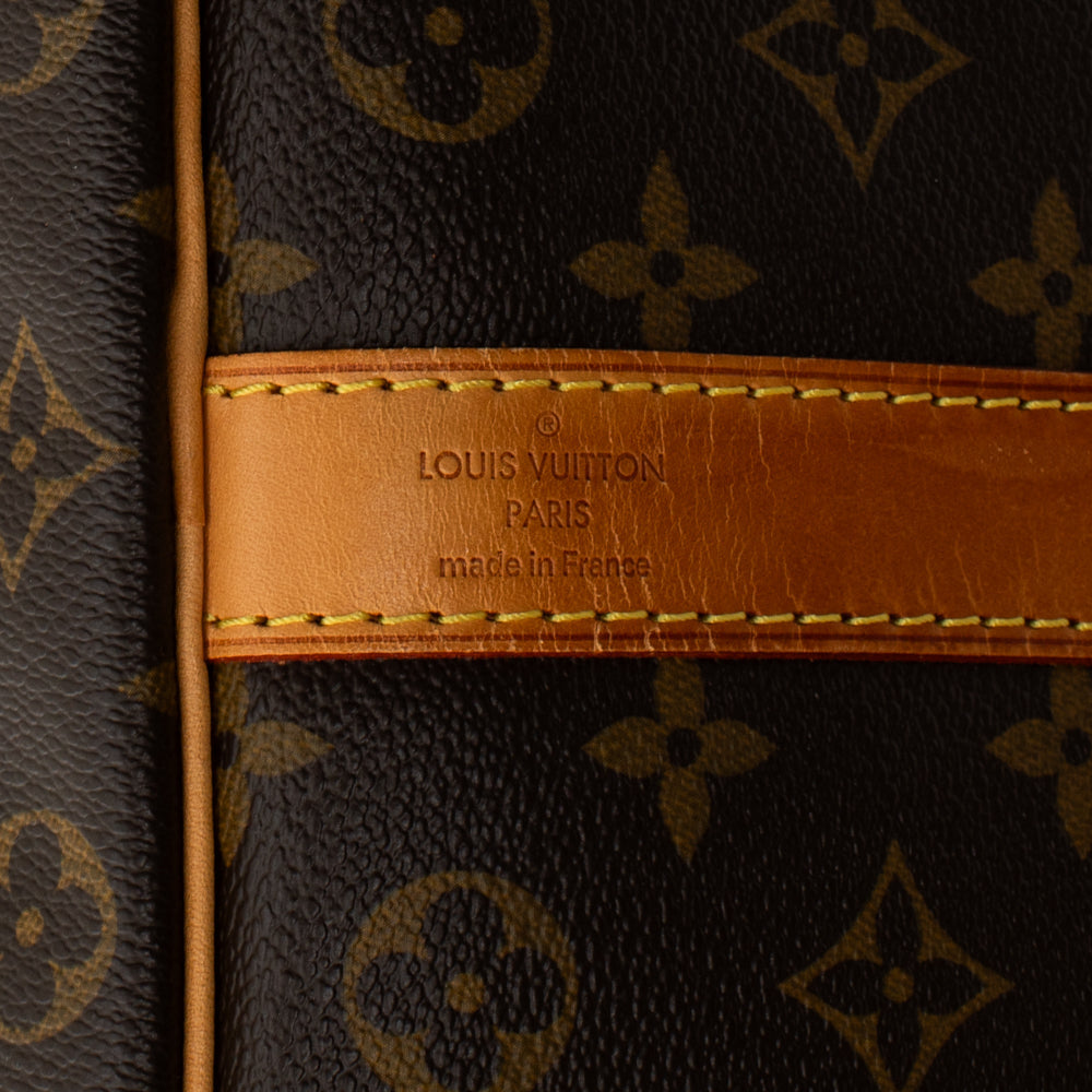 Keepall 50 Vintage en toile monogram marron