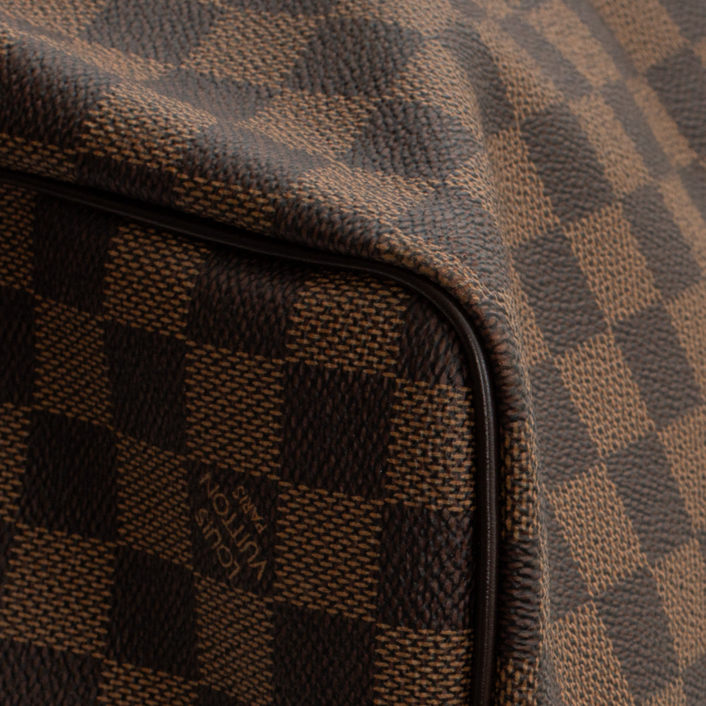 Keepall 55 en toile damier ébène