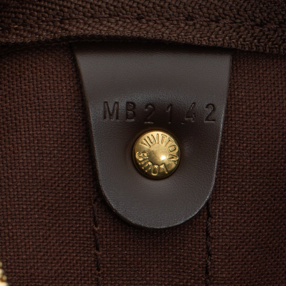 Keepall 55 en toile damier ébène