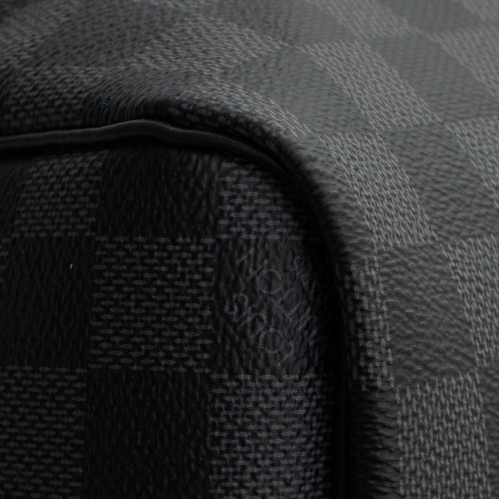 Keepall 45 en toile damier gris