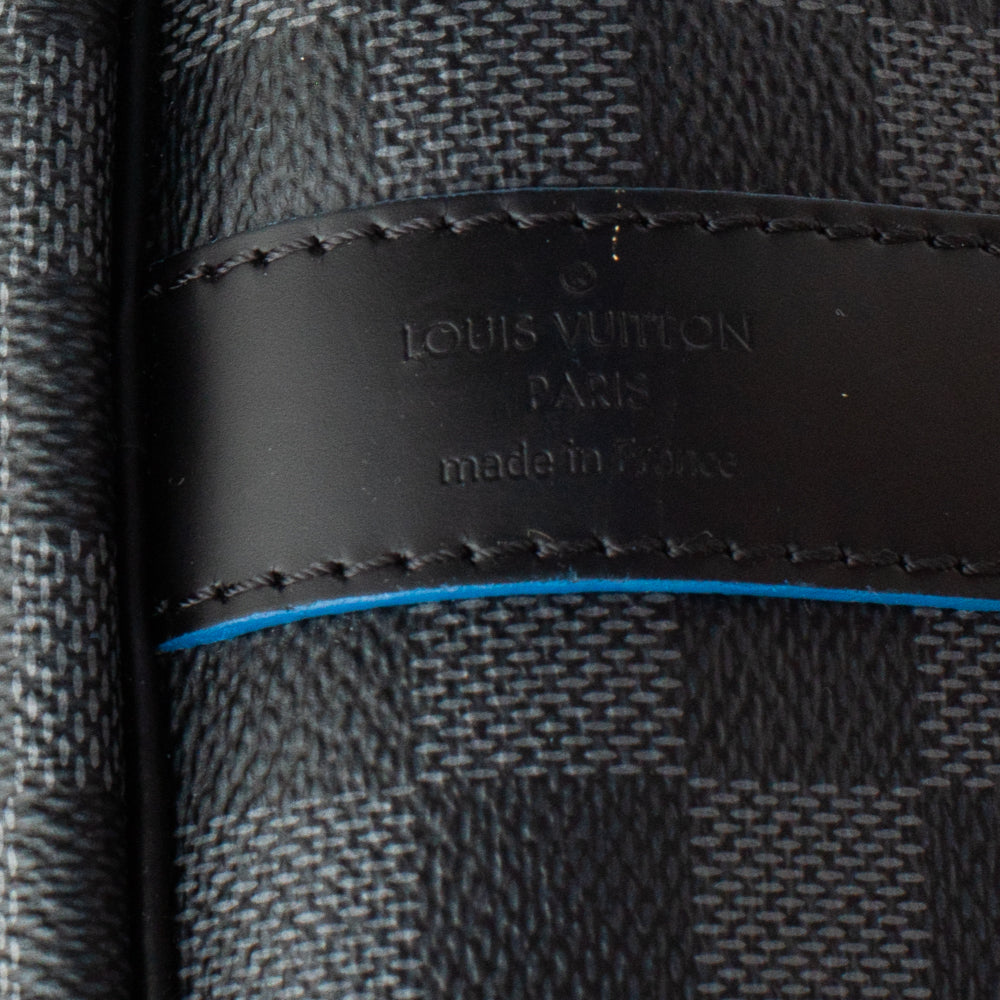 Keepall 45 en toile damier gris