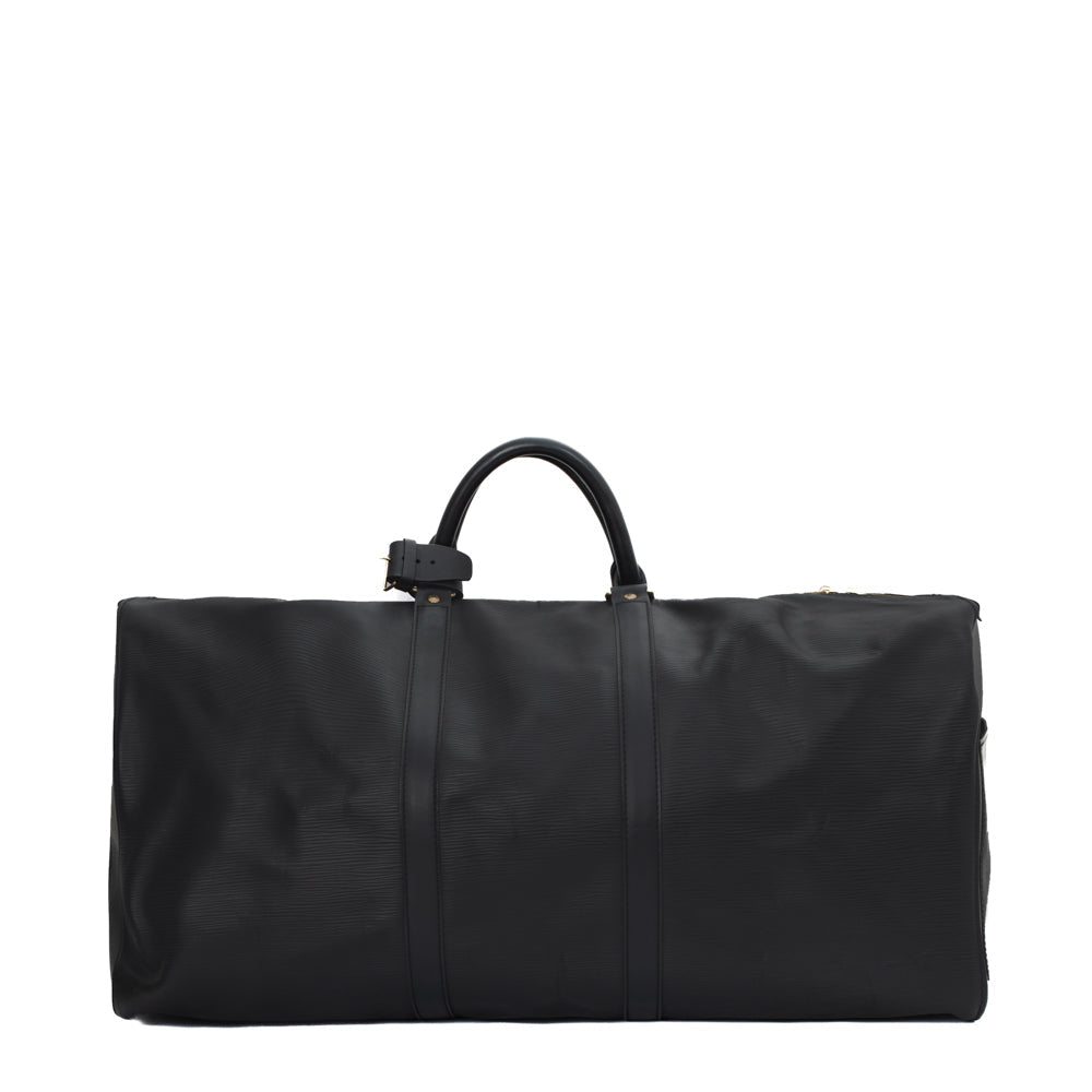 Keepall 45 Vintage en cuir épi noir