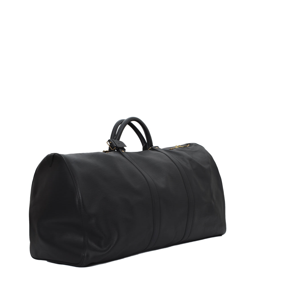 Keepall 45 Vintage en cuir épi noir