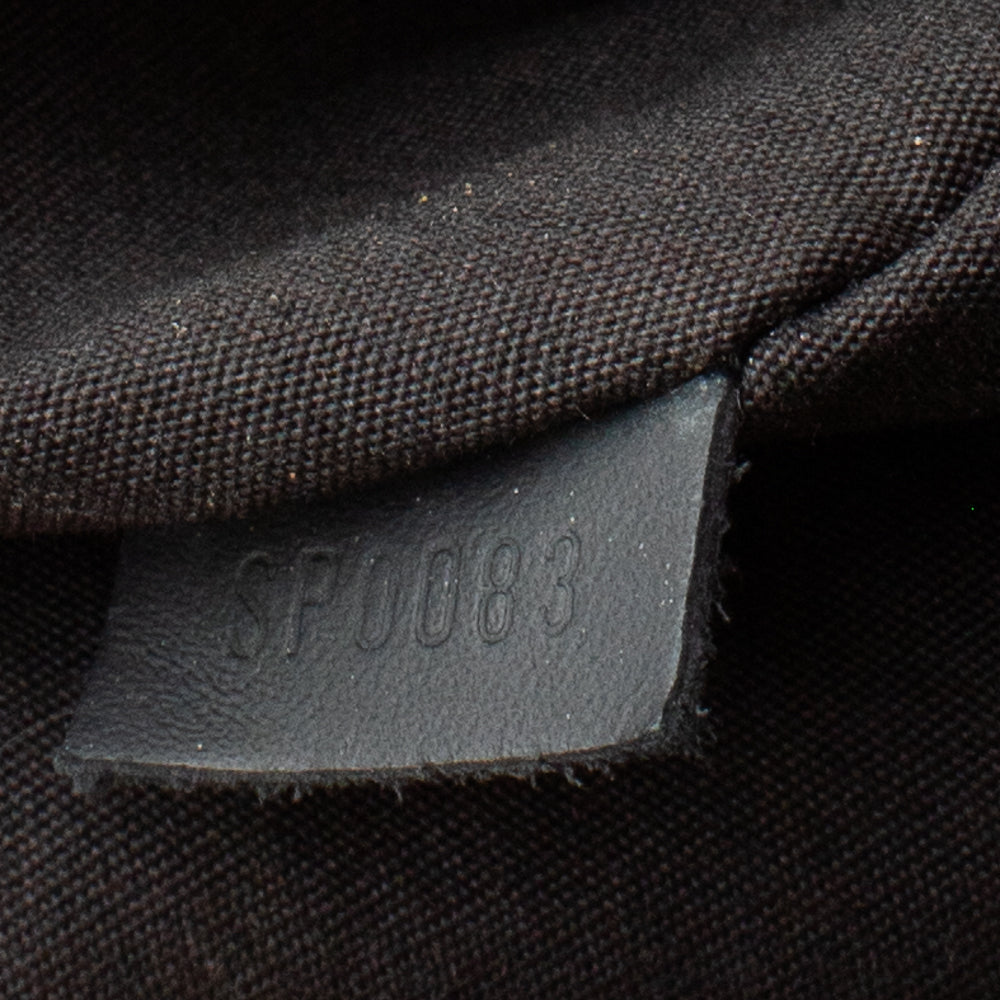 Keepall 45 Vintage en cuir épi noir