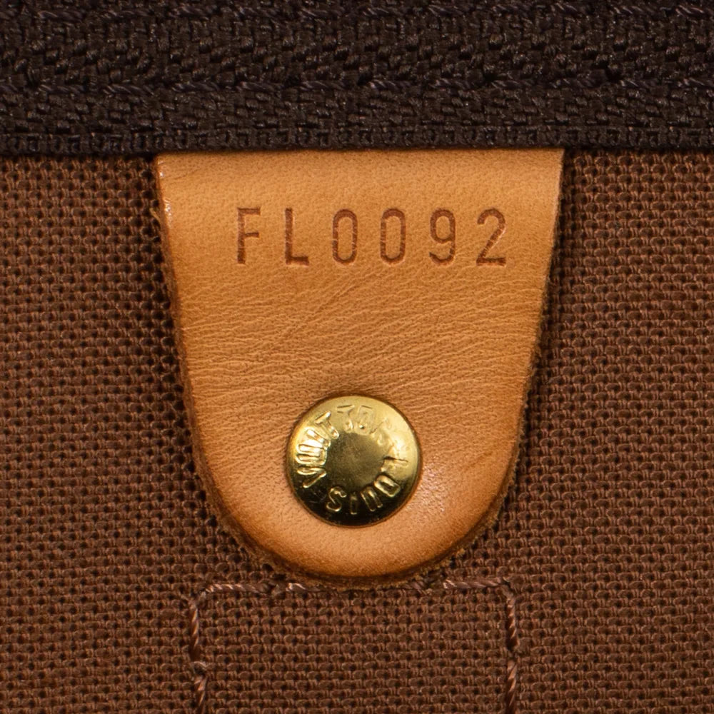 Keepall 50 Vintage en toile monogram marron