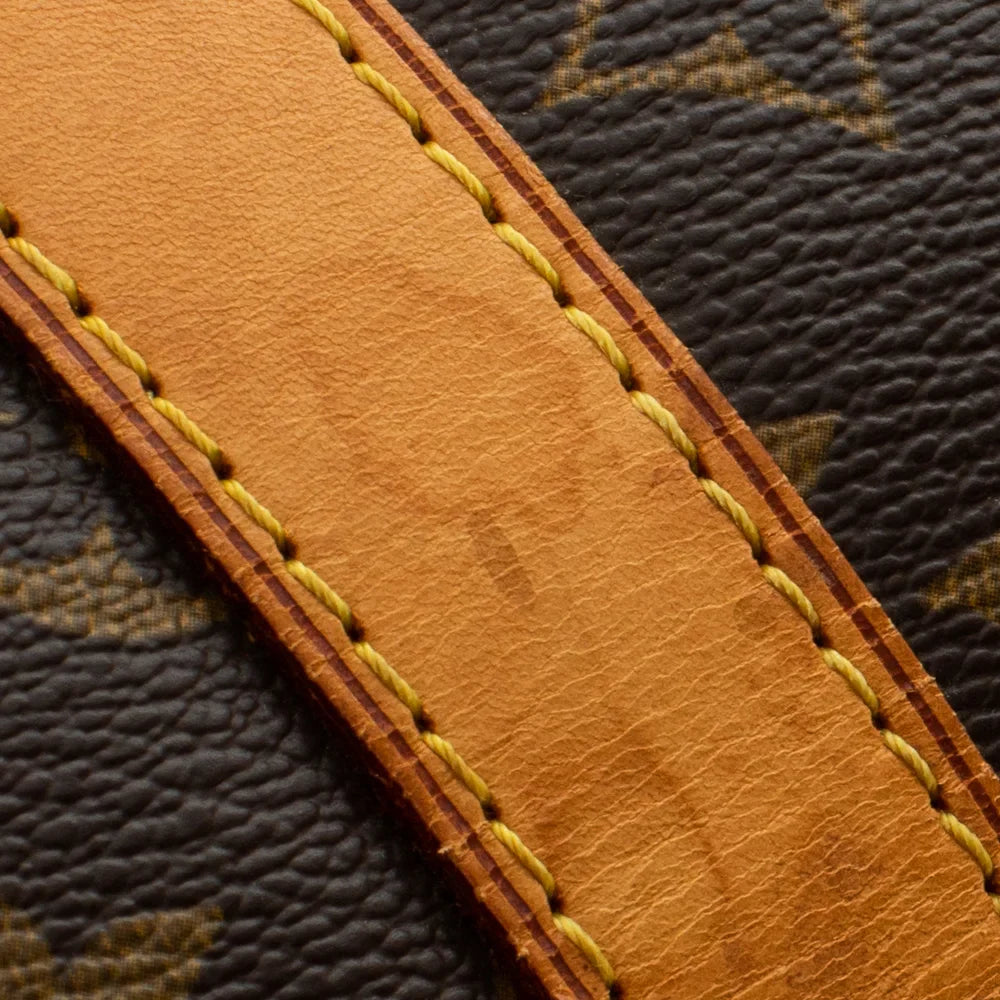 Keepall 50 Vintage en toile monogram marron