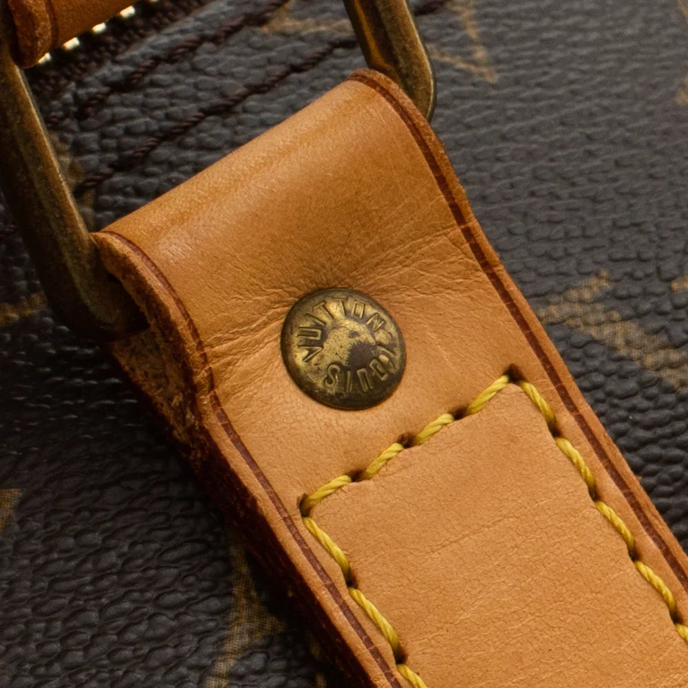 Keepall 50 Vintage en toile monogram marron