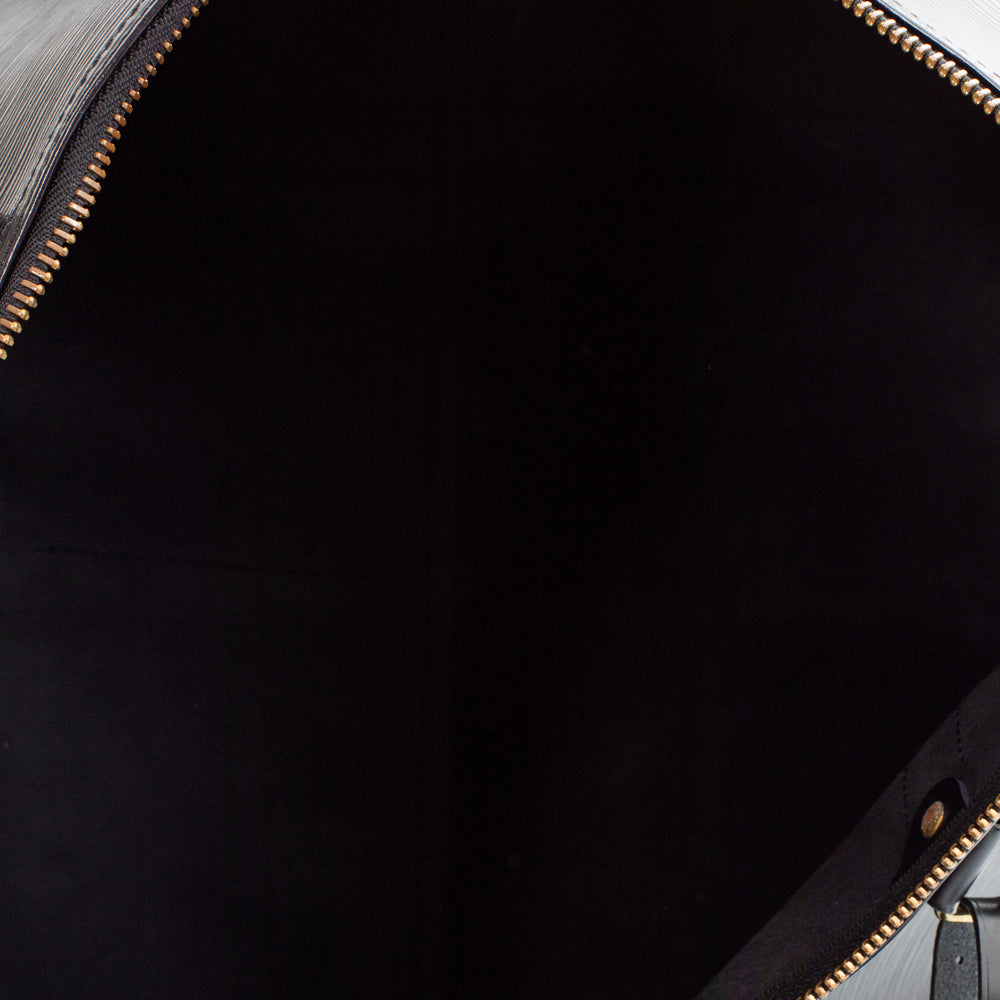 Keepall 50 Vintage en cuir épi noir