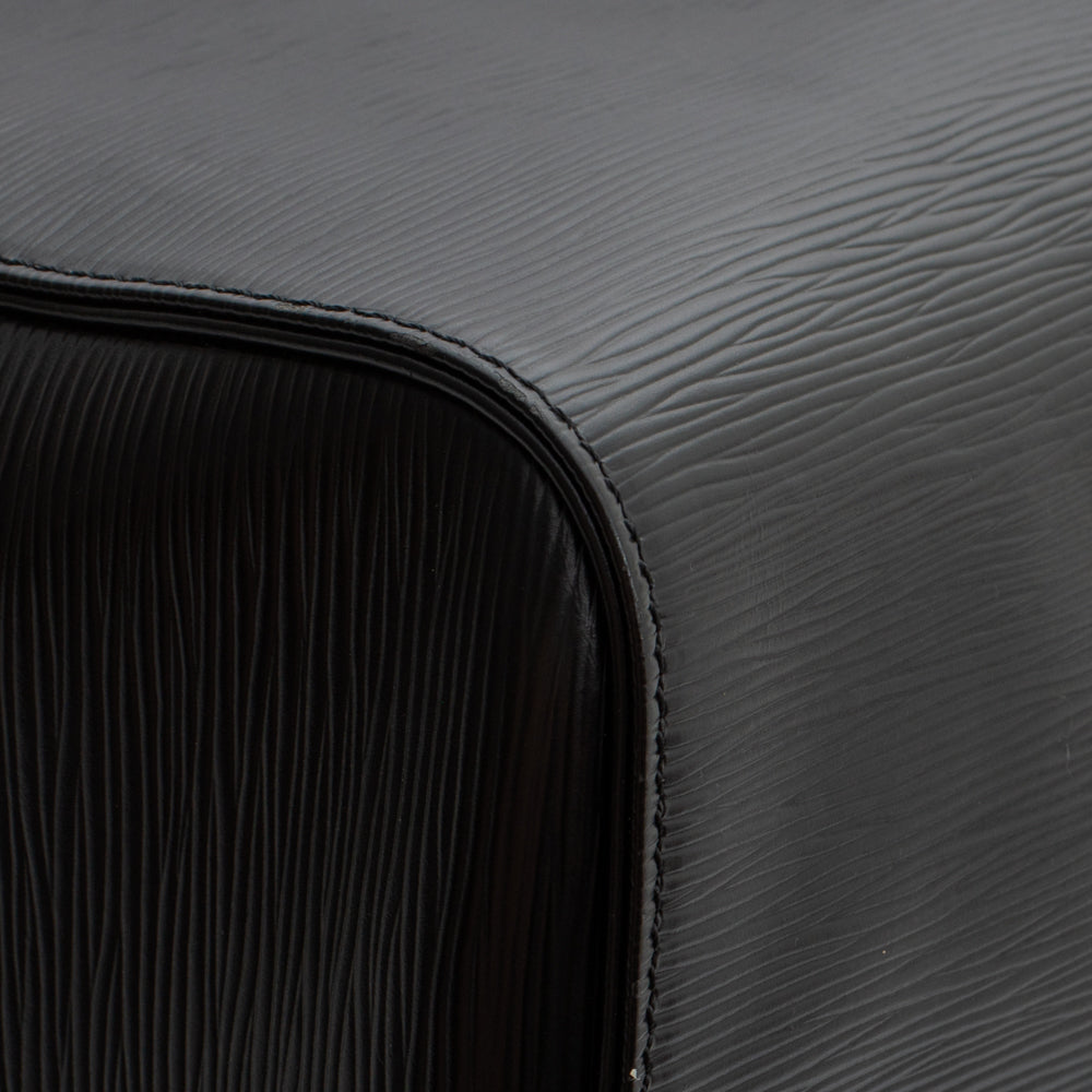 Keepall 50 Vintage en cuir épi noir