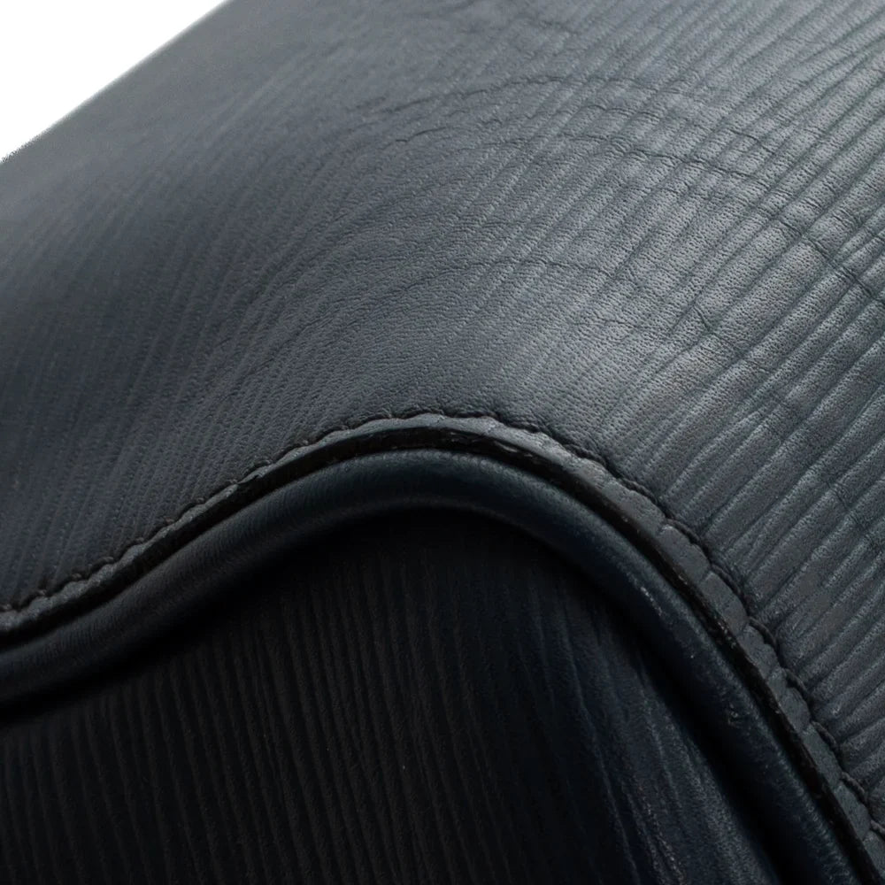 Keepall 45 en cuir bleu