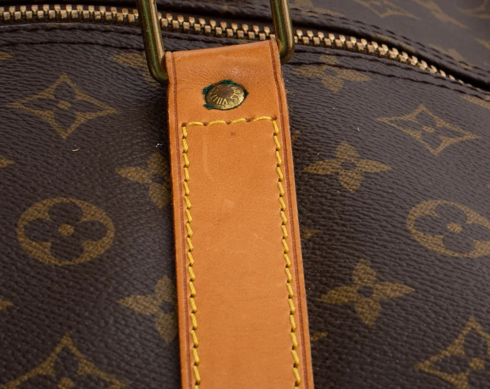 Keepall 60 Vintage en toile monogram marron