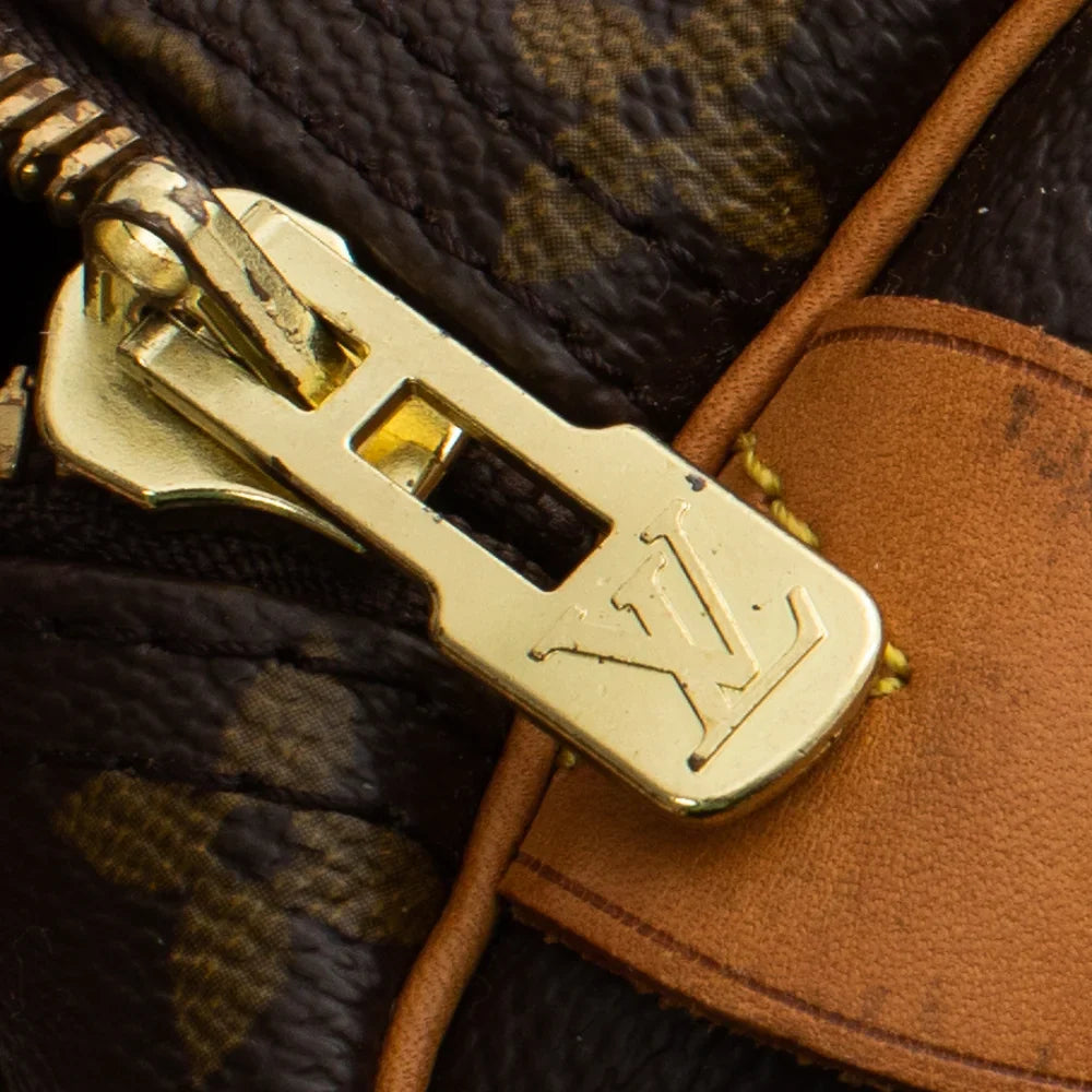 Keepall 60 Vintage en toile monogram marron