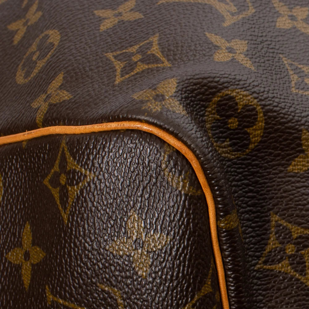 Keepall 60 Vintage en toile monogram marron