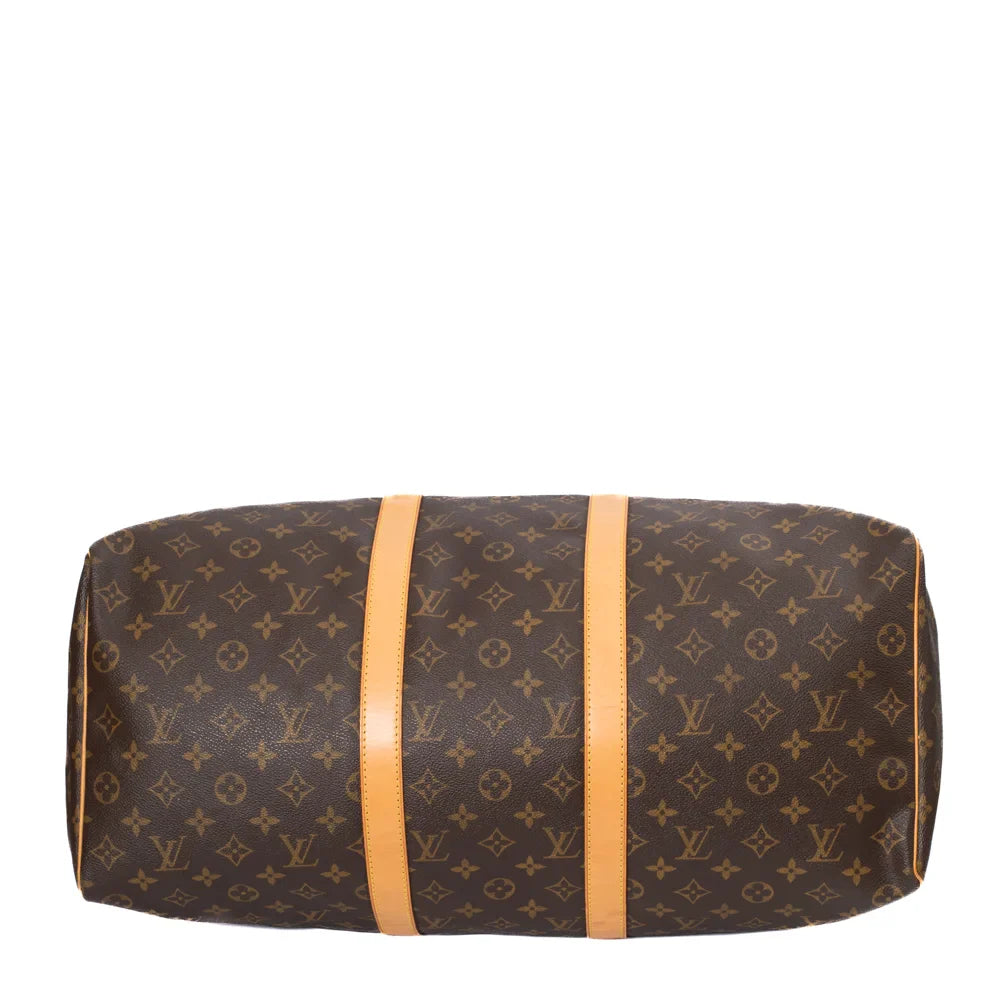Keepall 50 en toile monogram marron