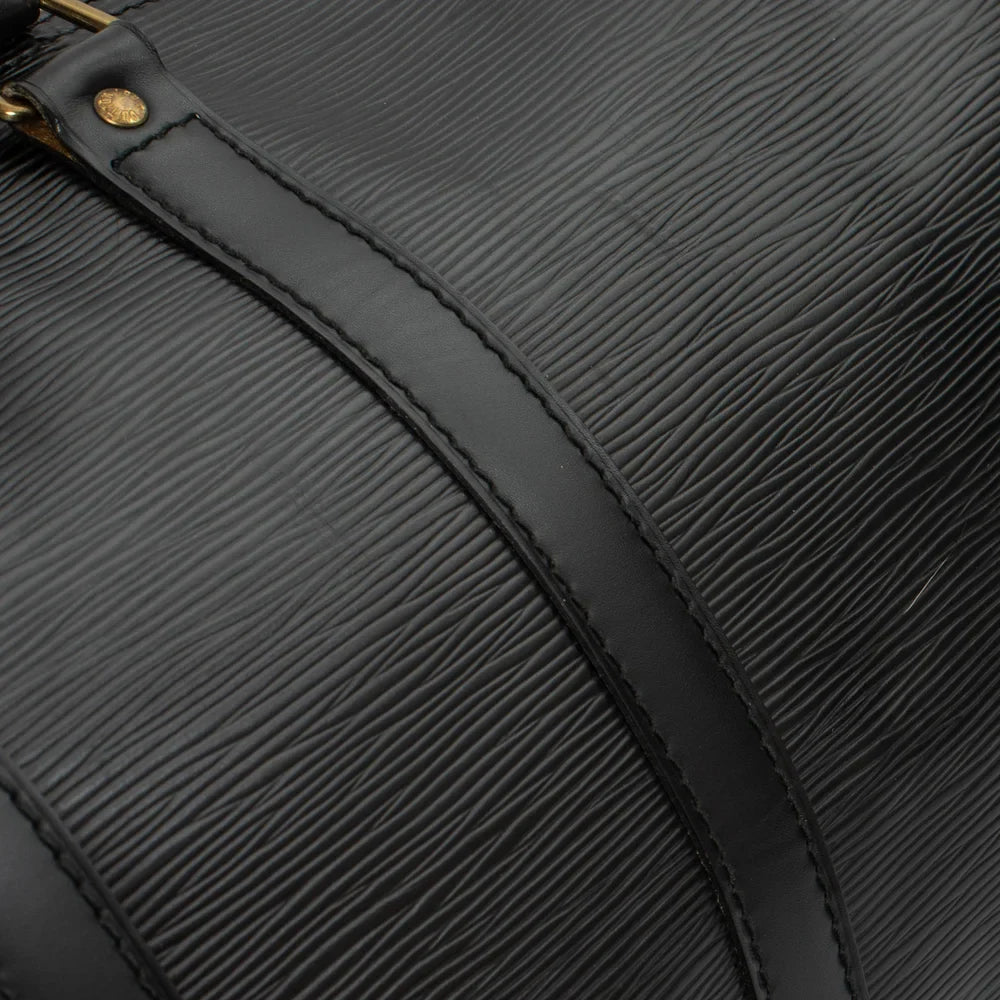 Keepall 45 Vintage en cuir épi noir