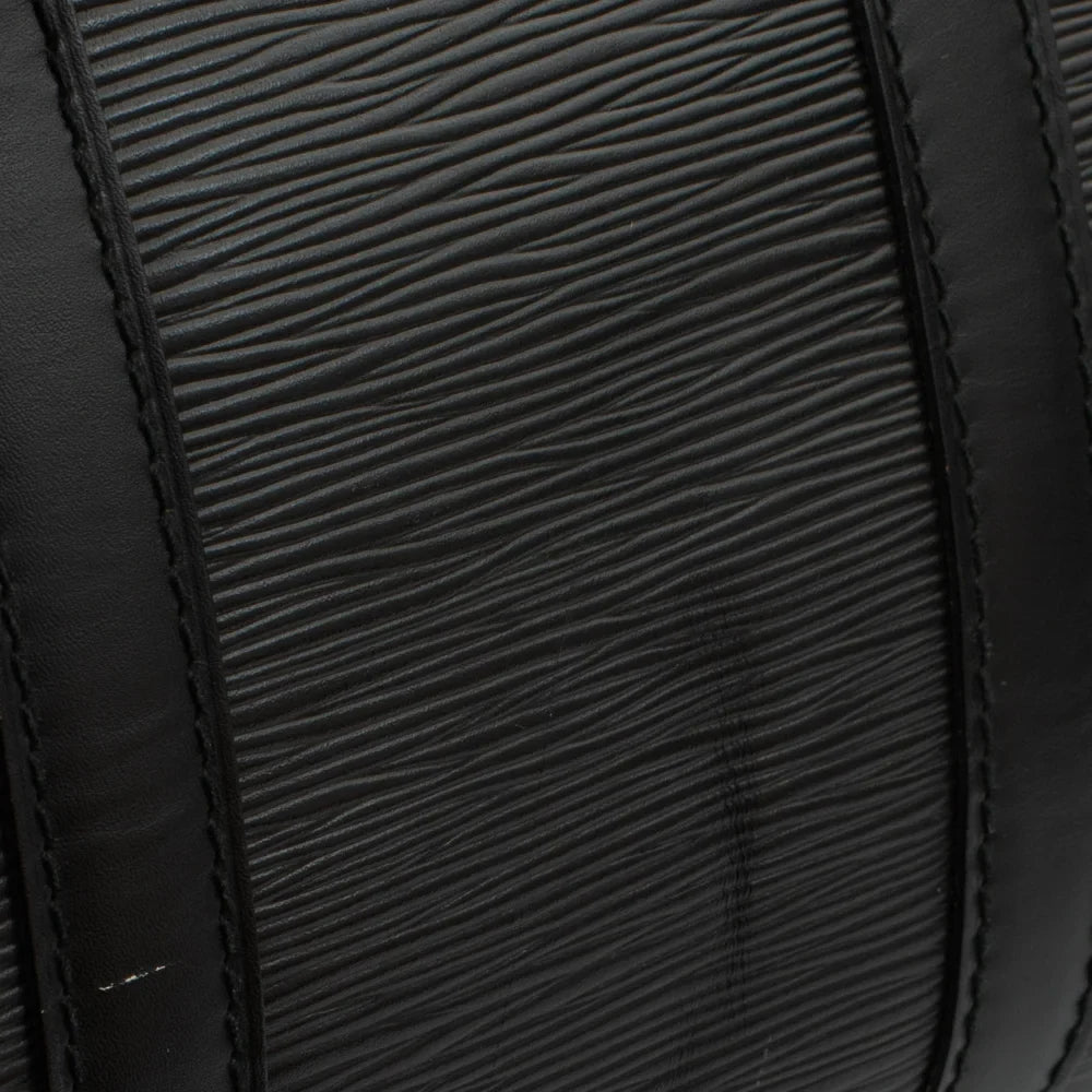 Keepall 45 Vintage en cuir épi noir