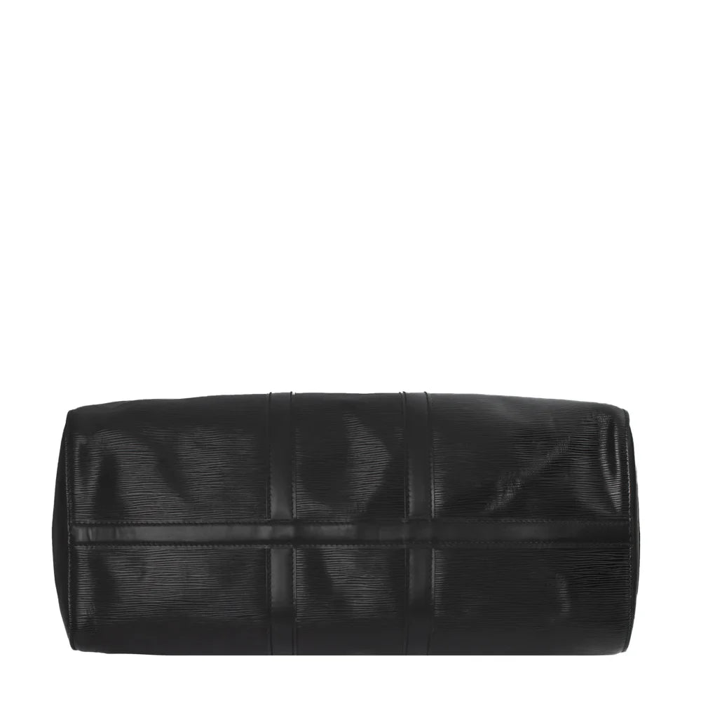 Keepall 45 Vintage en cuir épi noir