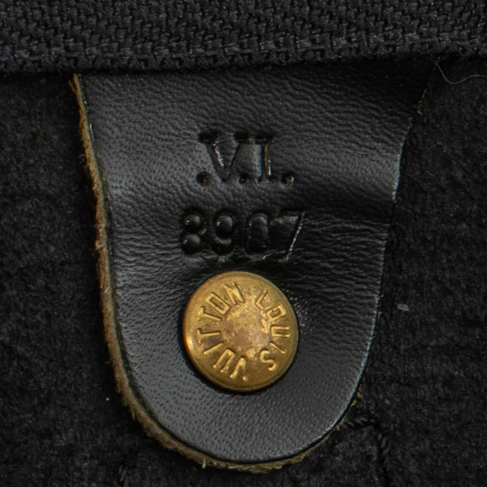 Keepall 45 Vintage en cuir épi noir