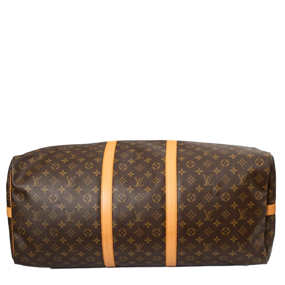 Keepall 60 Vintage en toile monogram marron