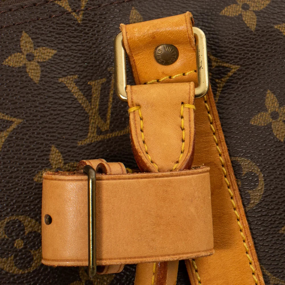 Keepall 50 Vintage en toile monogram marron