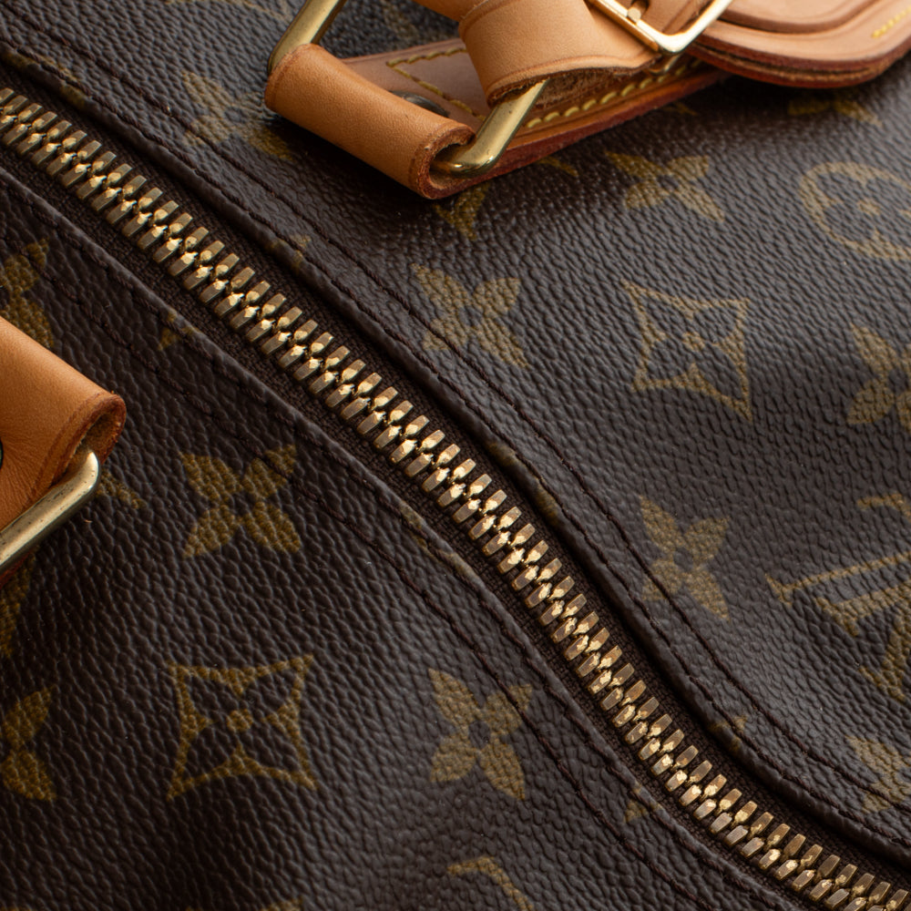 Keepall 60 Vintage en toile monogram marron