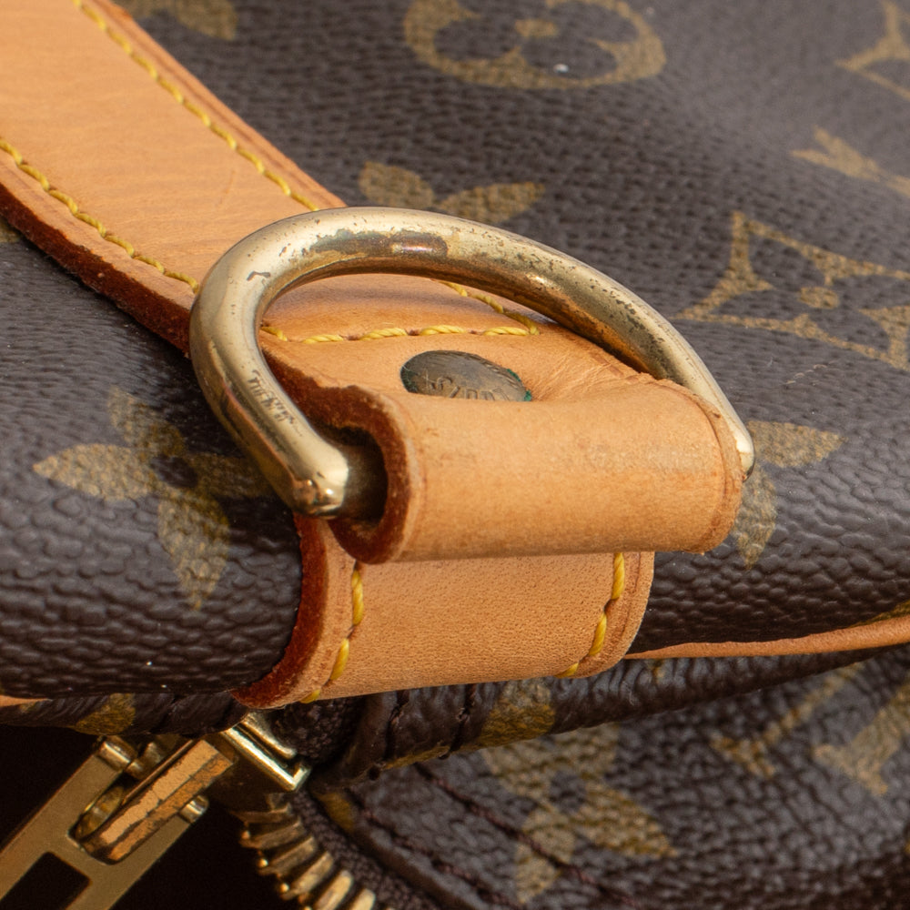 Keepall 60 Vintage en toile monogram marron