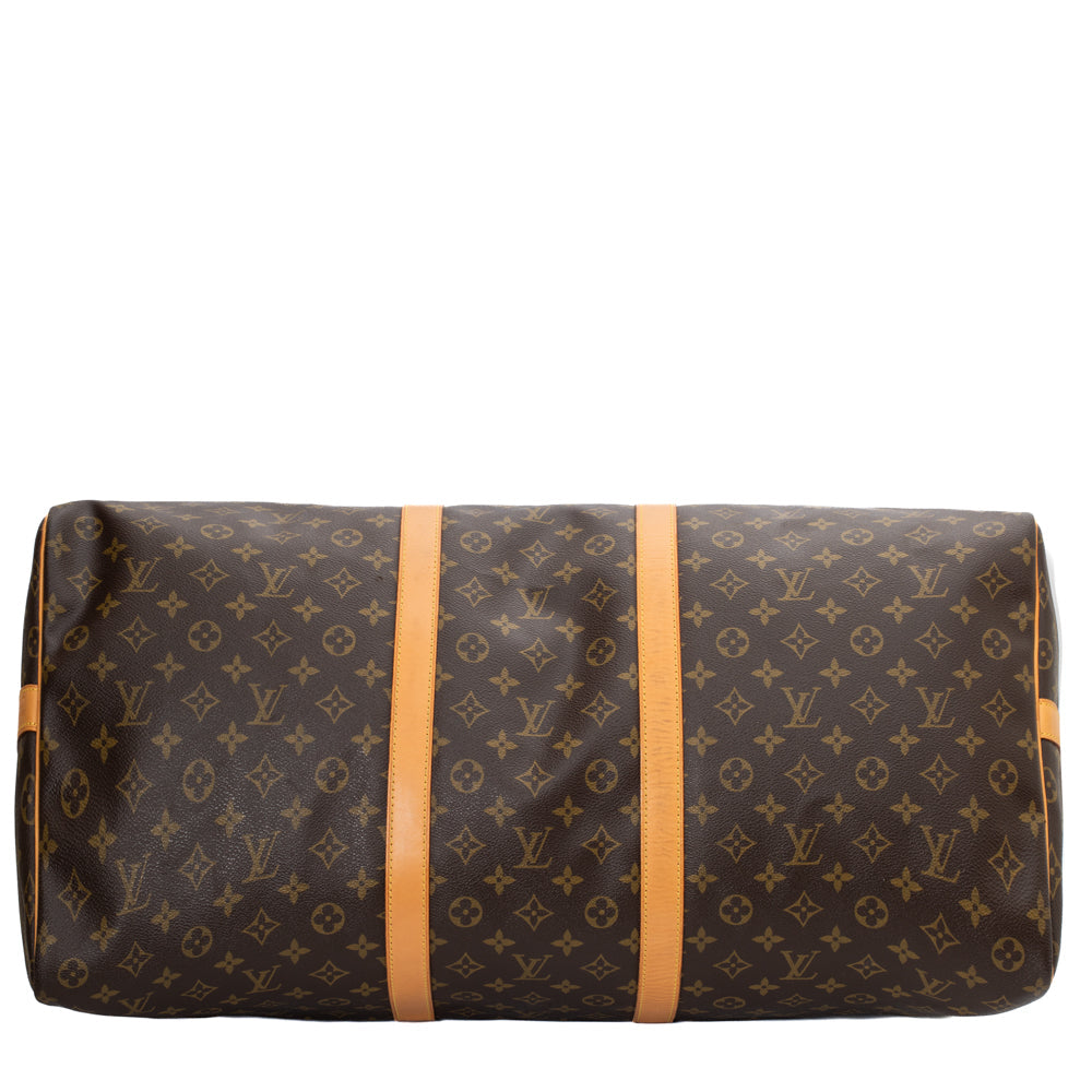 Keepall 60 Vintage en toile monogram marron