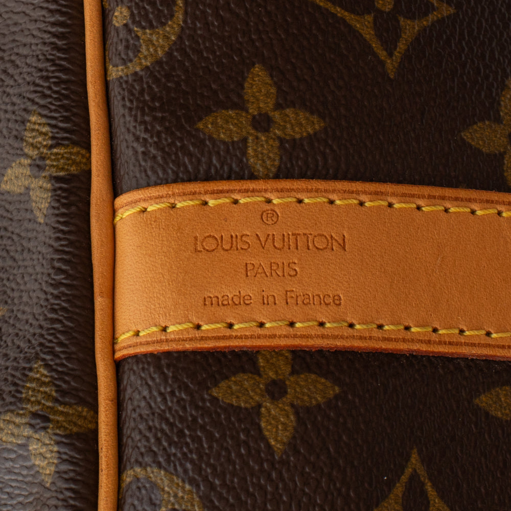Keepall 60 Vintage en toile monogram marron