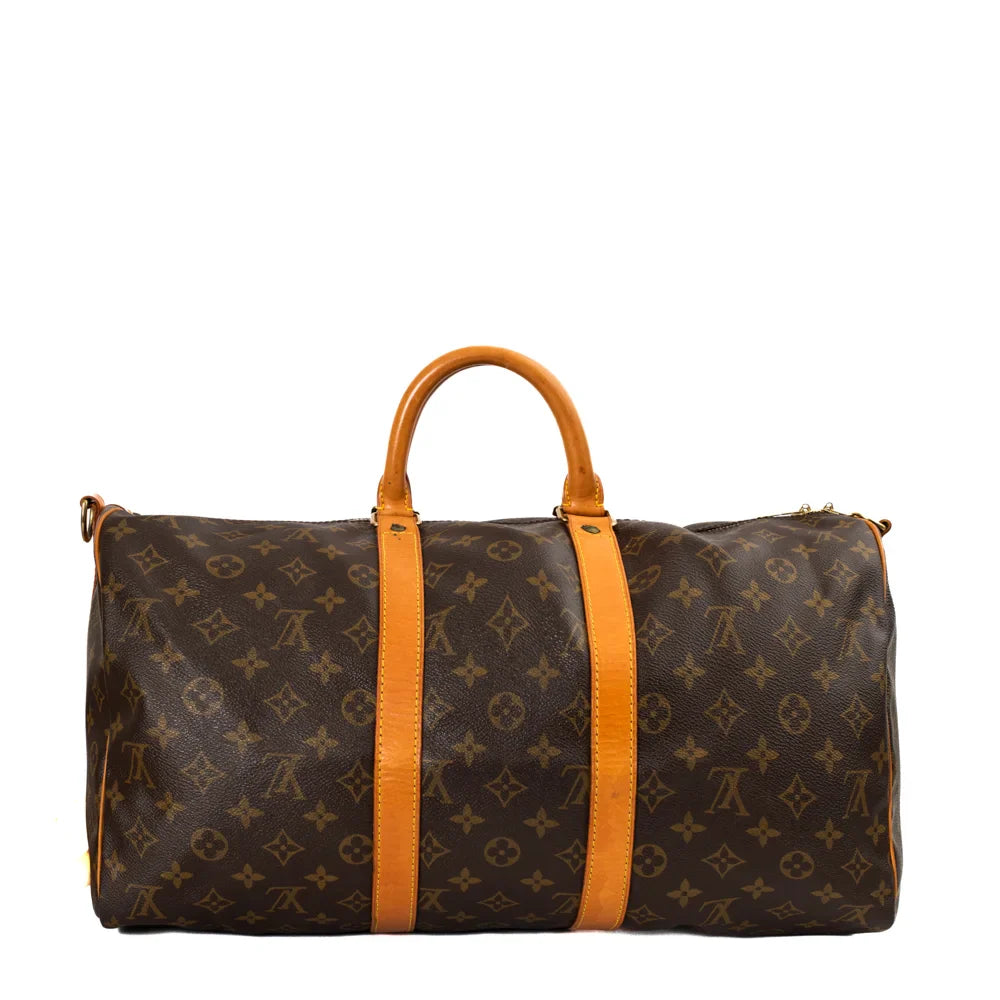 Keepall 45 Vintage en toile monogram marron