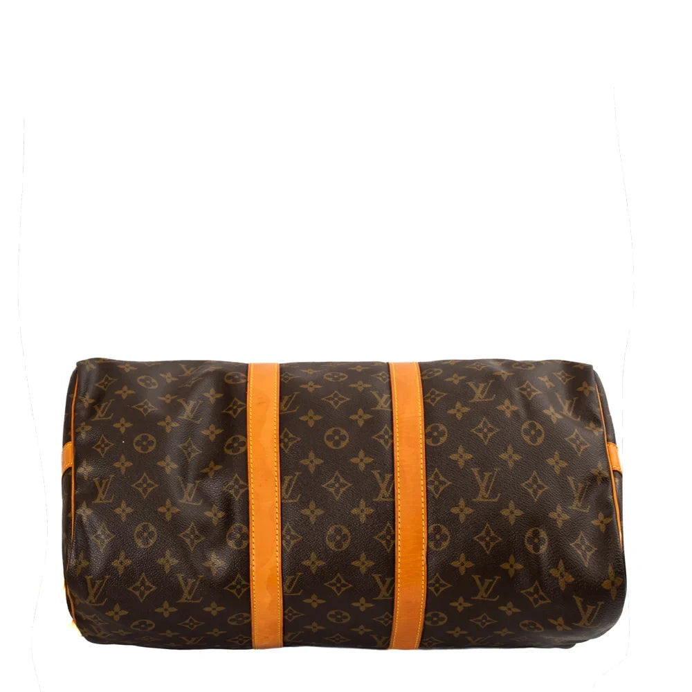 Keepall 45 Vintage en toile monogram marron