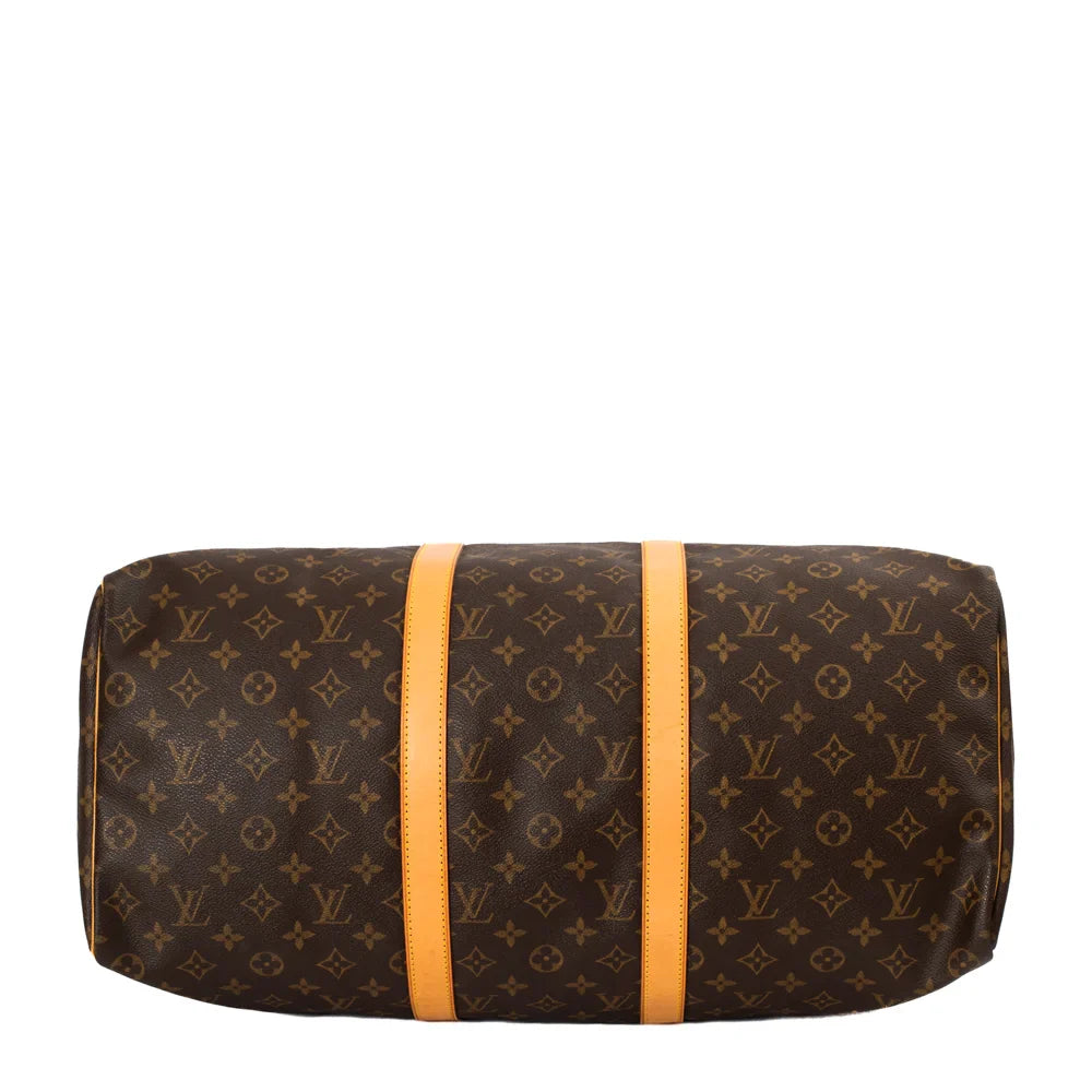 Keepall 50 Vintage en toile monogram marron