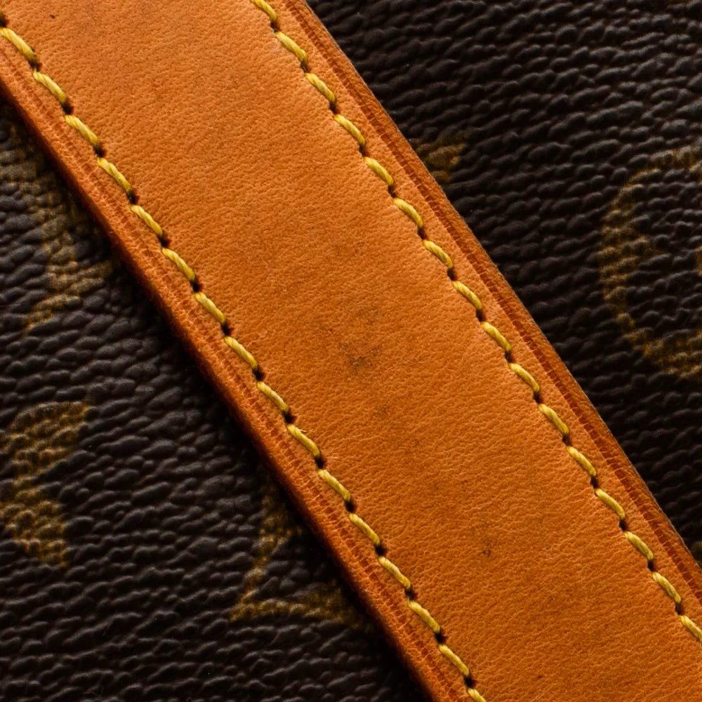 Keepall 55 Vintage en toile monogram marron
