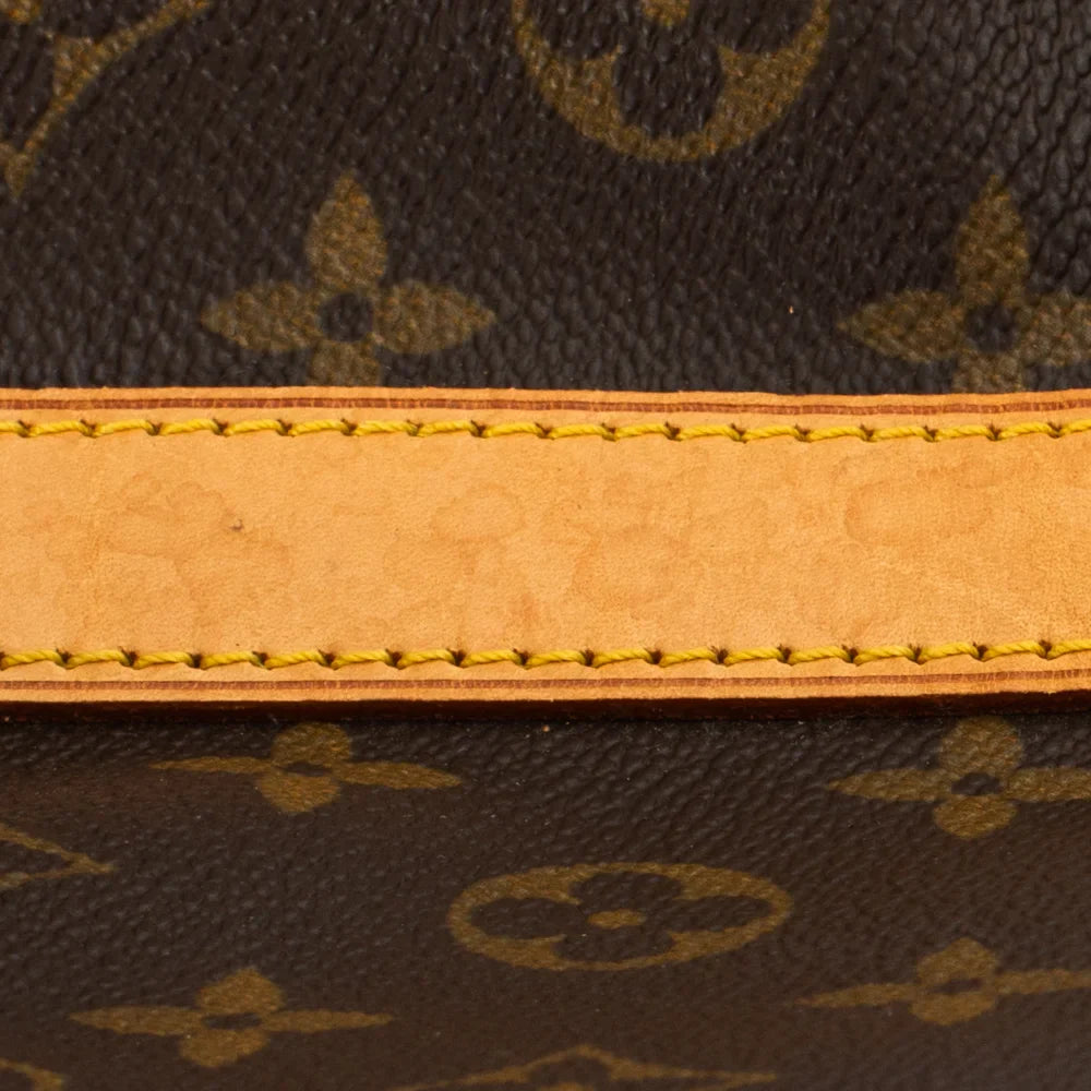 Keepall 55 Vintage en toile monogram marron