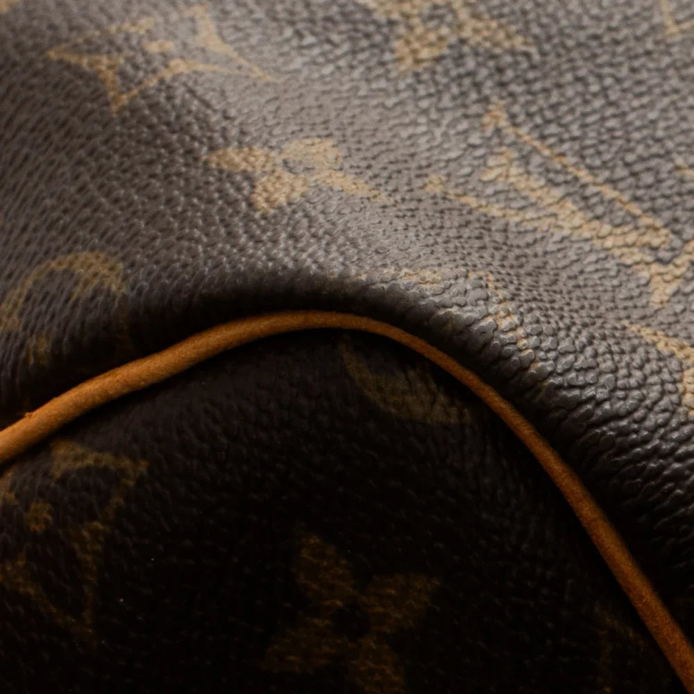 Keepall 55 Vintage en toile monogram marron
