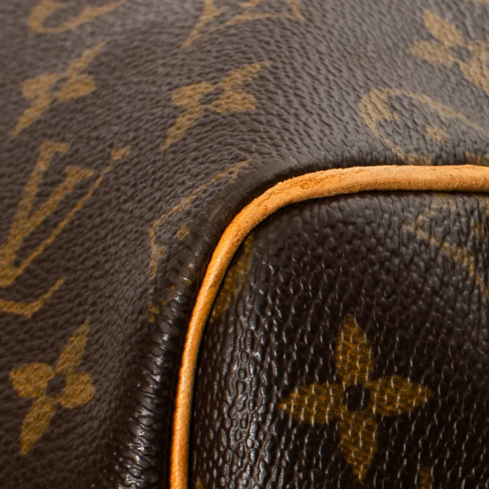 Keepall 55 Vintage en toile monogram marron