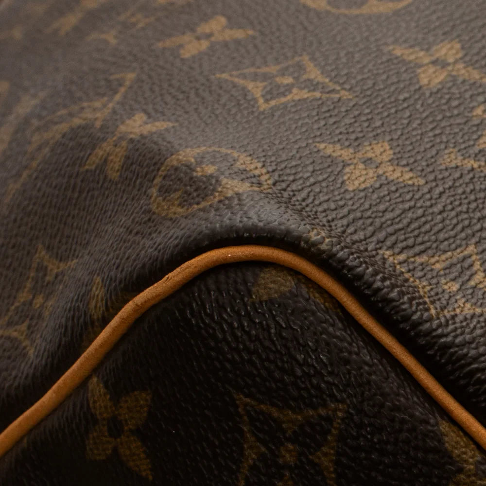 Keepall 50 Vintage en toile monogram marron
