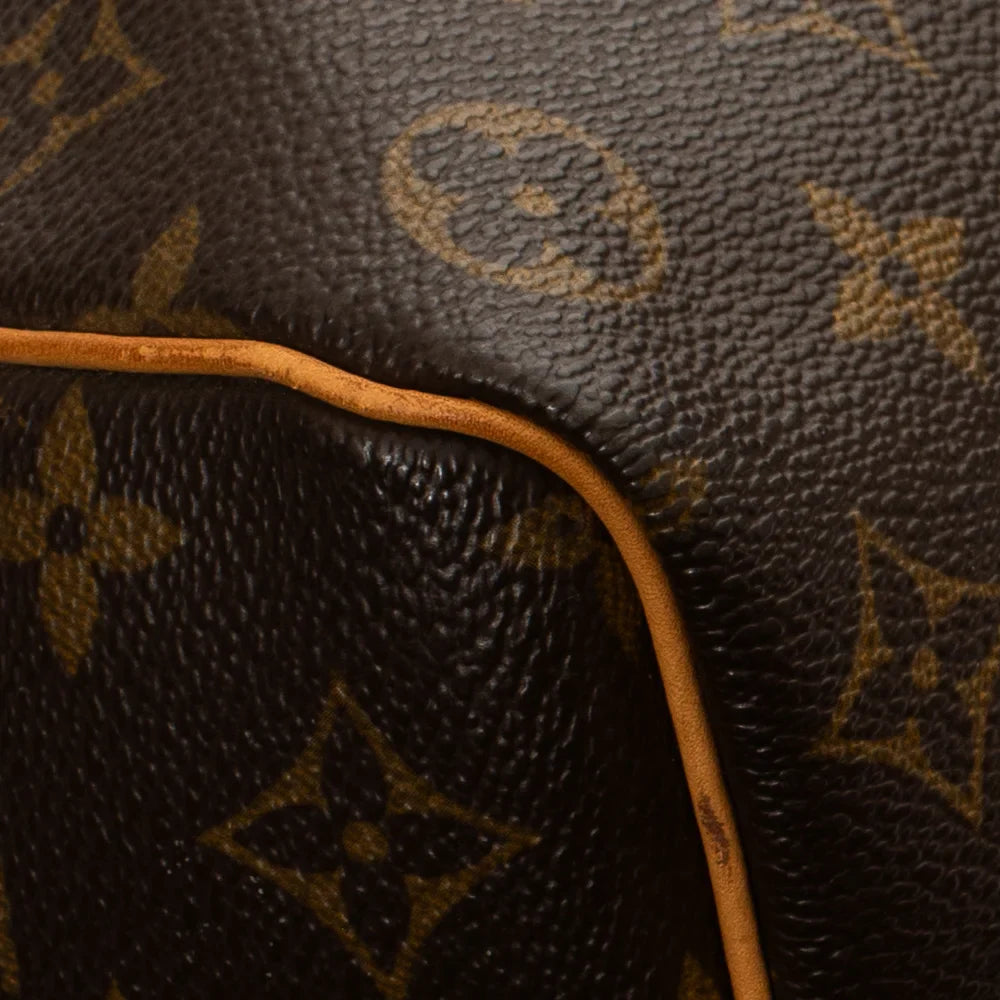 Keepall 50 Vintage en toile monogram marron
